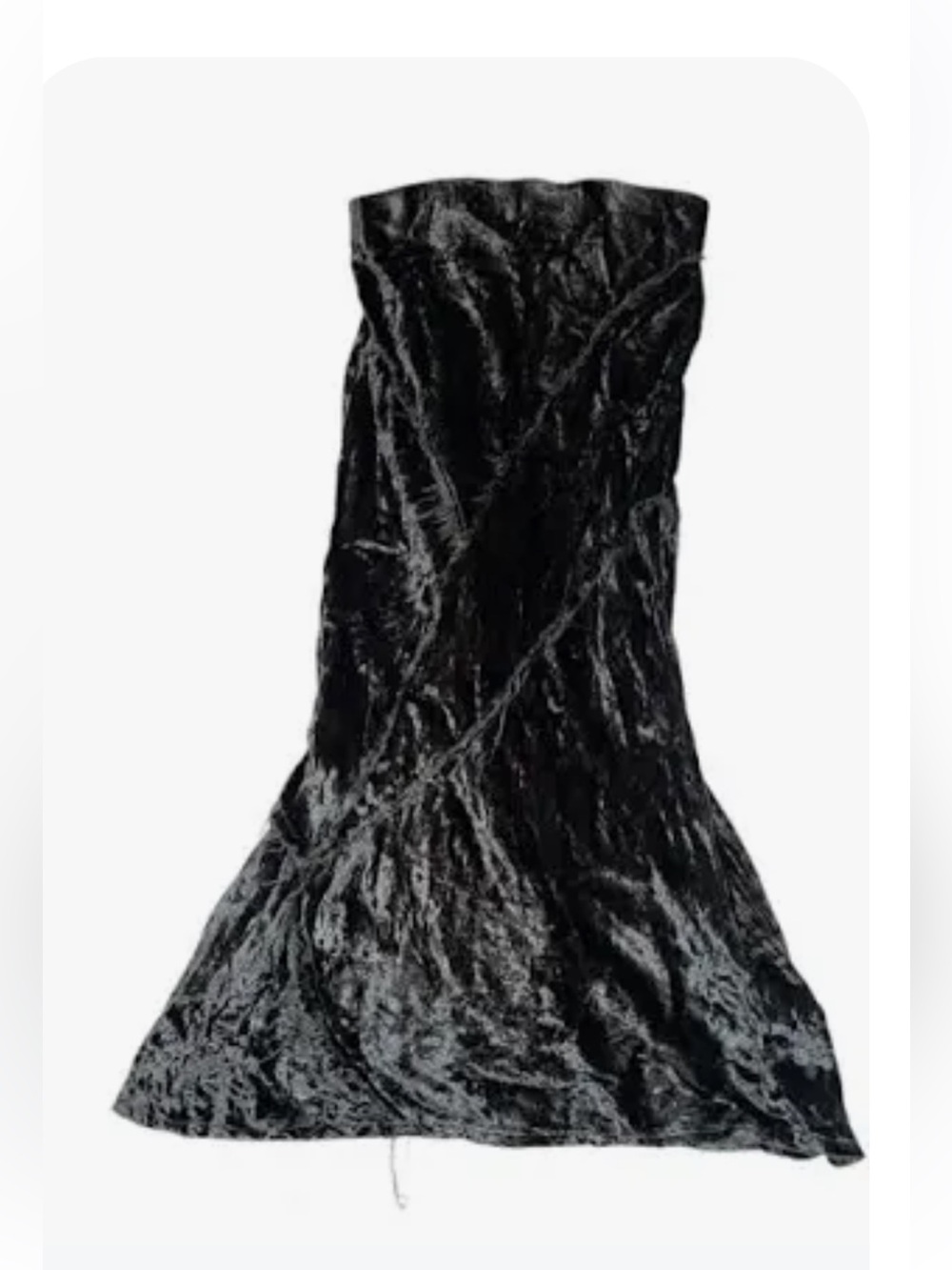 Free People Crushed Velvet Flare Buttonm Maxi Whimsigoth Shirt